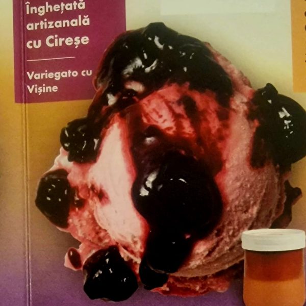 Inghetata artizanala Cheese Cake variegato cu prune