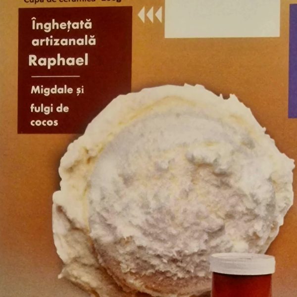 Inghetata artizanala Raphael (migdale si fulgi de cocos )